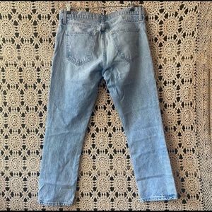 Current / Elliott Light Wash Straight Leg Jeans 26
